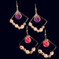 Golden Rose Earrings Combo