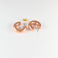 Rose Gold Bali Earrings