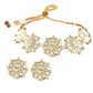 Gold Plated Pearl & Kundan Choker Necklace Set