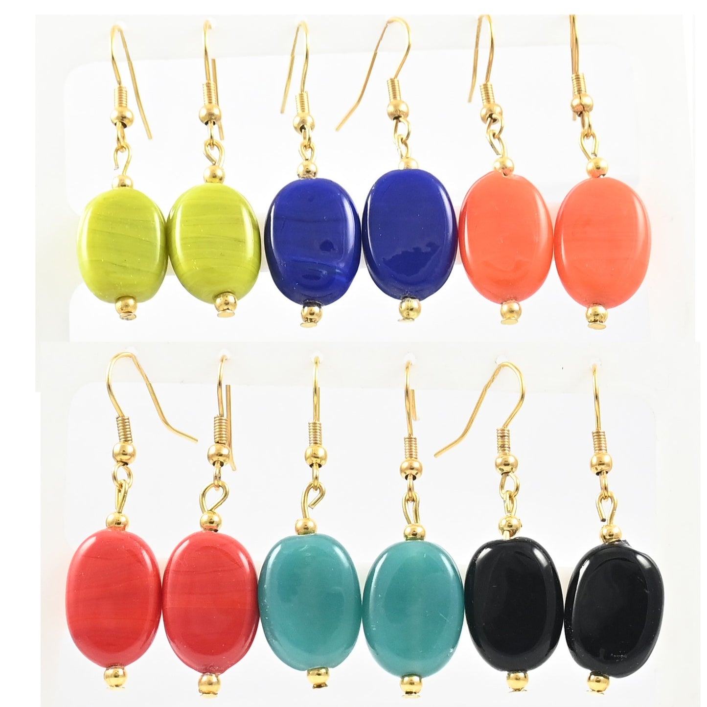 Pack of 6 Multicolour Earrings