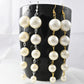 Long White Pearls Moti Earrings - Combo