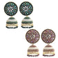 Pearl Gold Plated Jhumka Combo